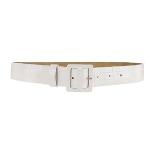 WHITE Lovers + Friends Belt